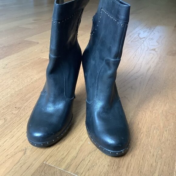 HARLEY DAVIDSON LEATHER STUDDED BOOTS NWOT - Picture 3 of 8